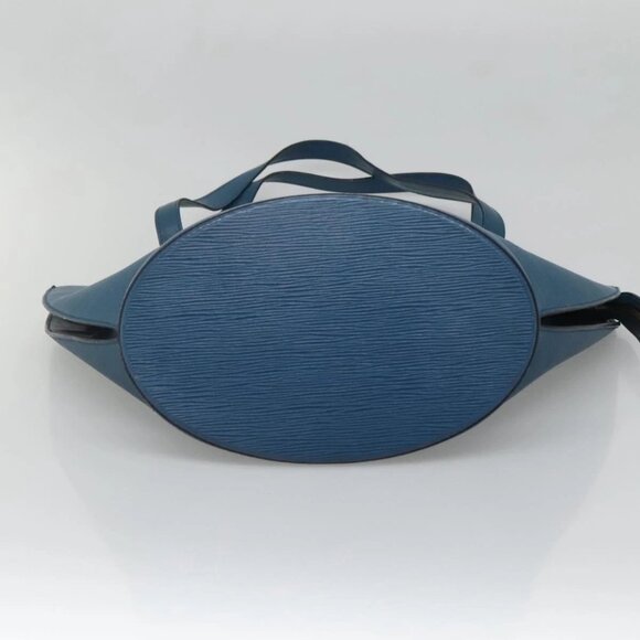 LOUIS VUITTON Epi Saint Jacques Shopping Shoulder Bag Blue M52275 LV Auth BA4972 - Picture 6 of 15